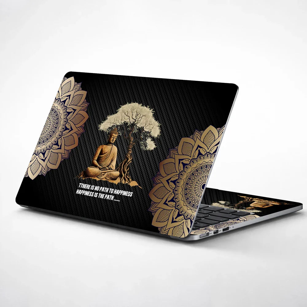 Universal Laptop Skin - Meditating Buddha Mandala