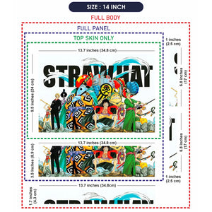 Laptop Skin - Vibrant Manga Adventure Colorful Characters