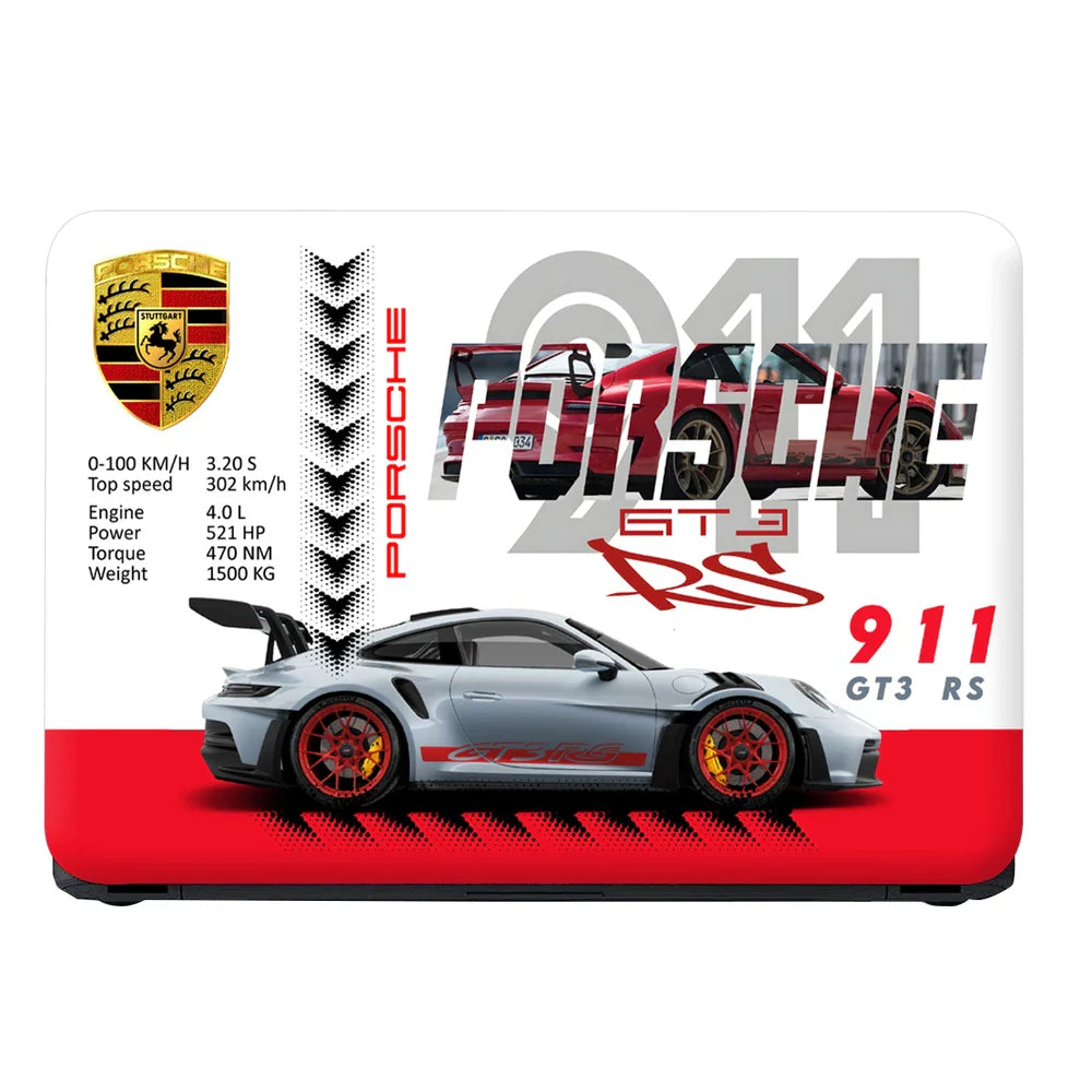 Universal Laptop Skin - Porsche GT3 RS Racing Red