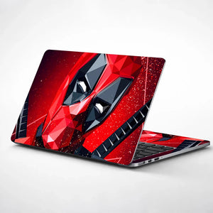 Universal Laptop Skin - Ninja Red Abstract