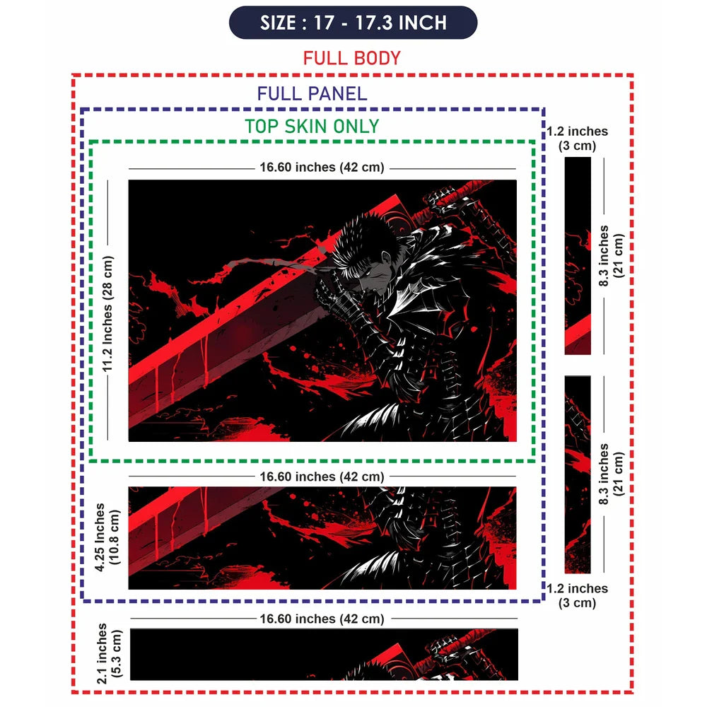 Universal Laptop Skin - Guts Berserk
