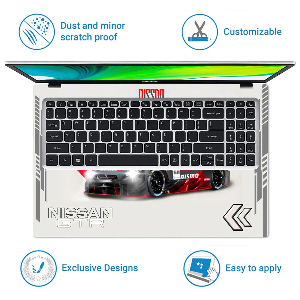 Universal Laptop Skin - Nissan GTR 500 Edition