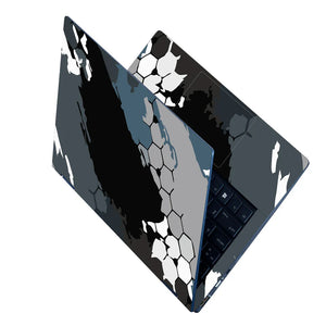 Universal Laptop Skin - Grey Black Honeycomb