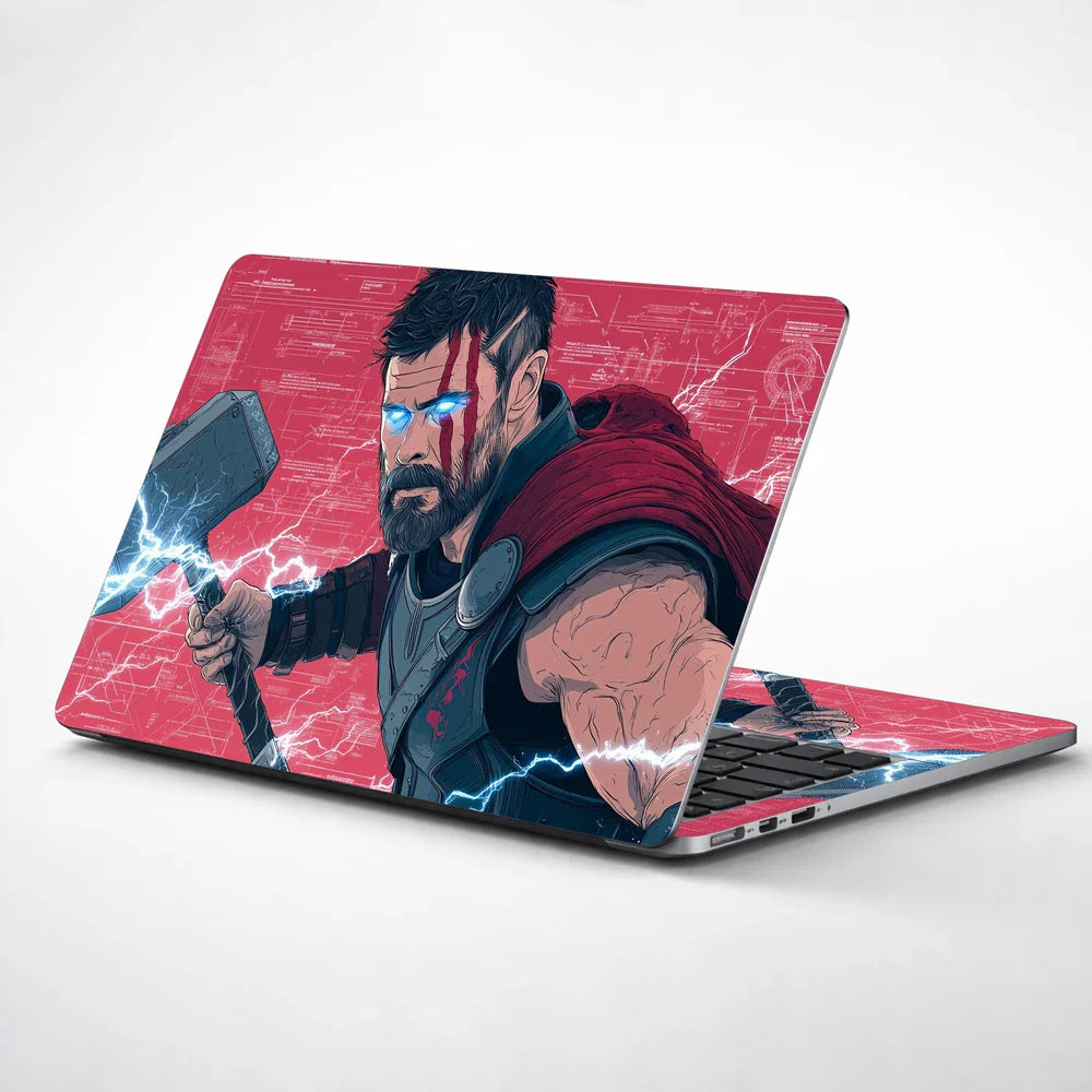 Universal Laptop Skin - Thor and Mjolnir