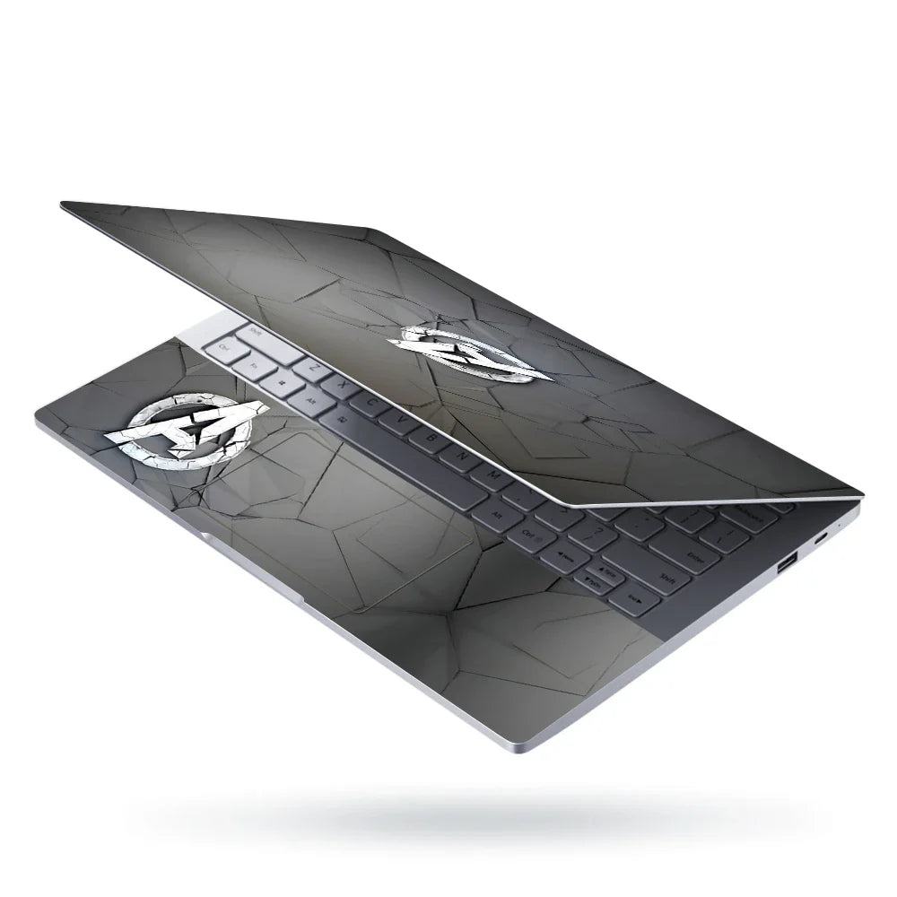 Universal Laptop Skin - Avengers on Grey Stone