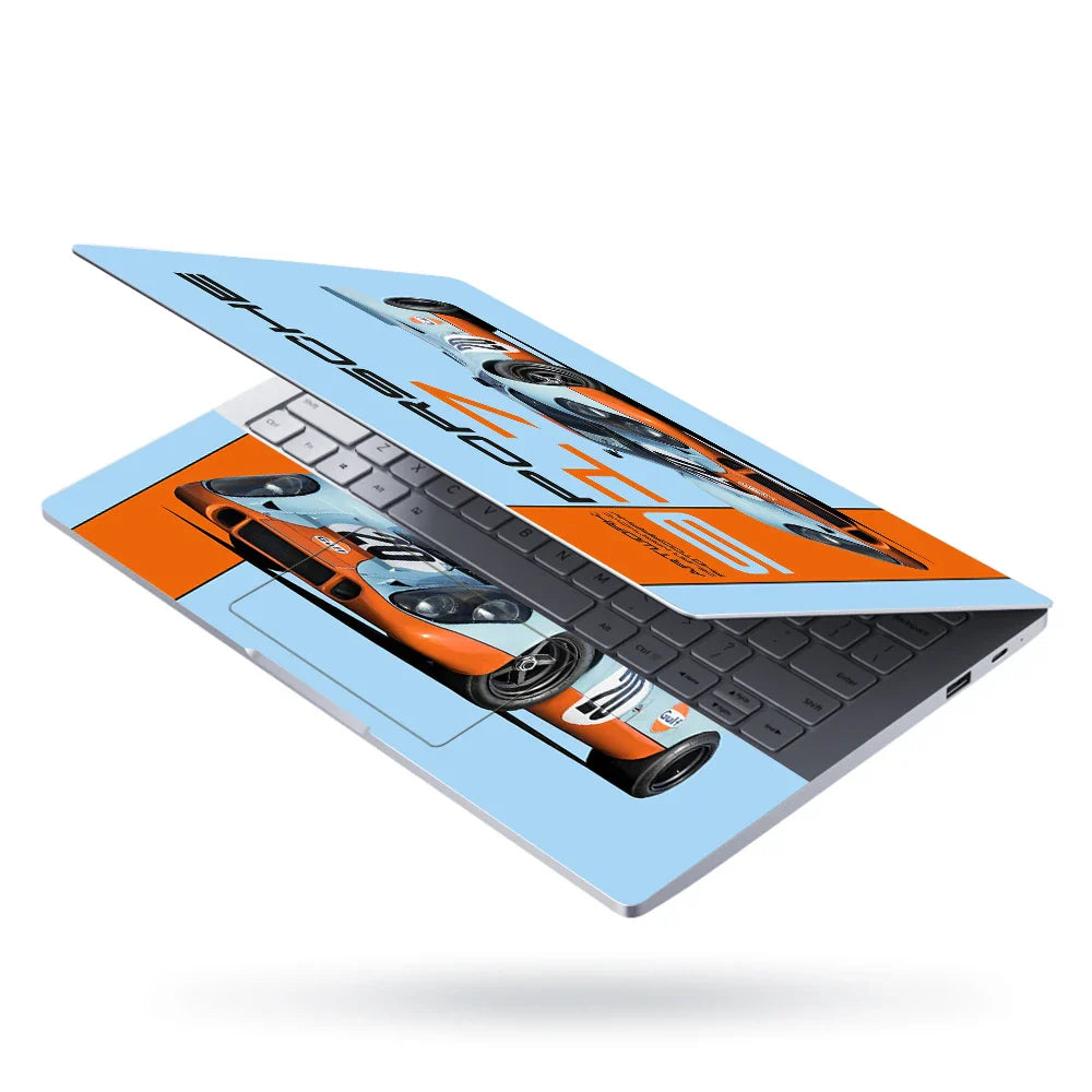 Universal Laptop Skin - Porsche 917 Orange