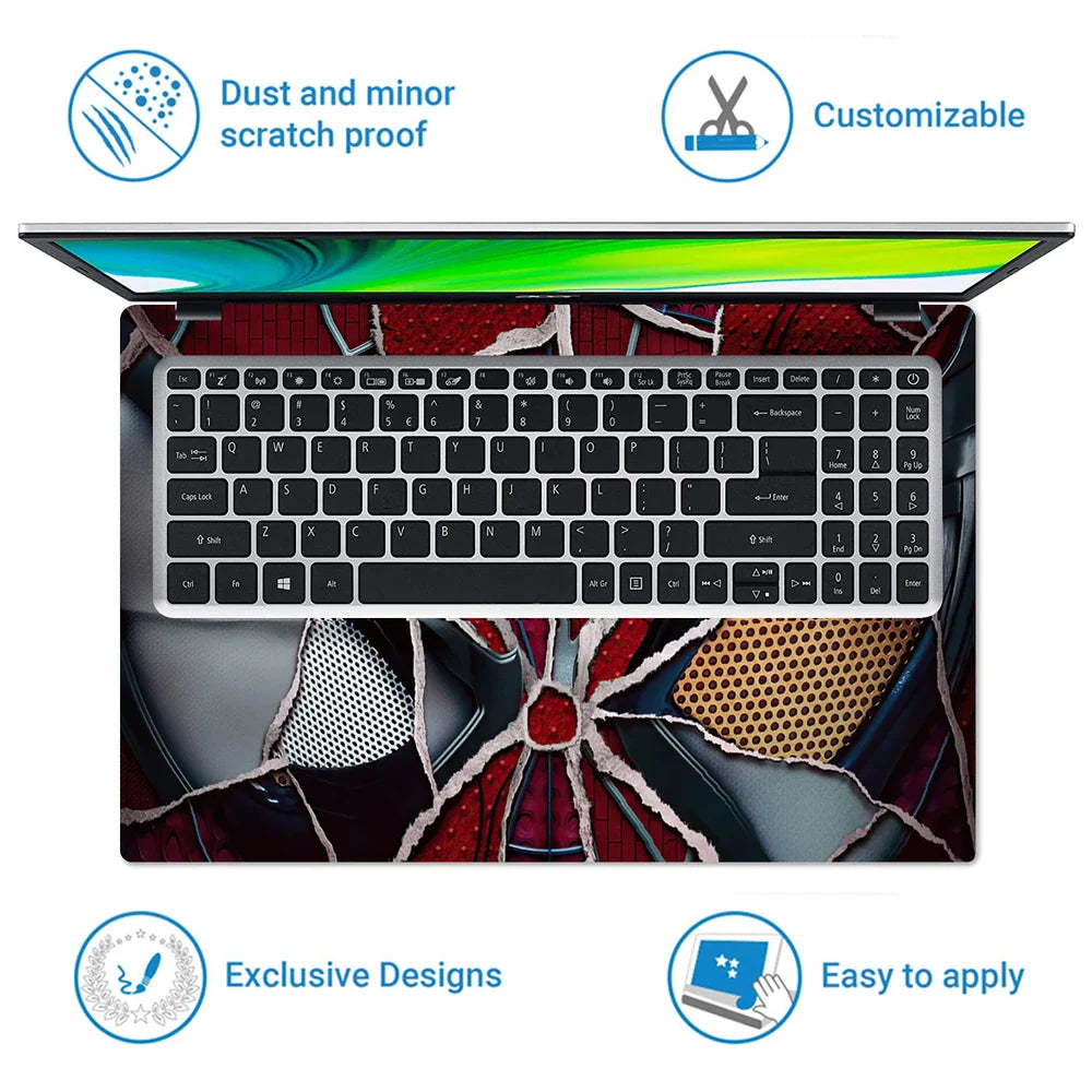Universal Laptop Skin - Spider-Man Suit Torn