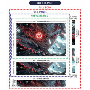 Universal Laptop Skin - Red Demon