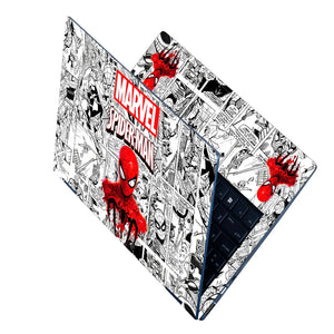 Universal Laptop Skin - Black White Marvel Comic Panels