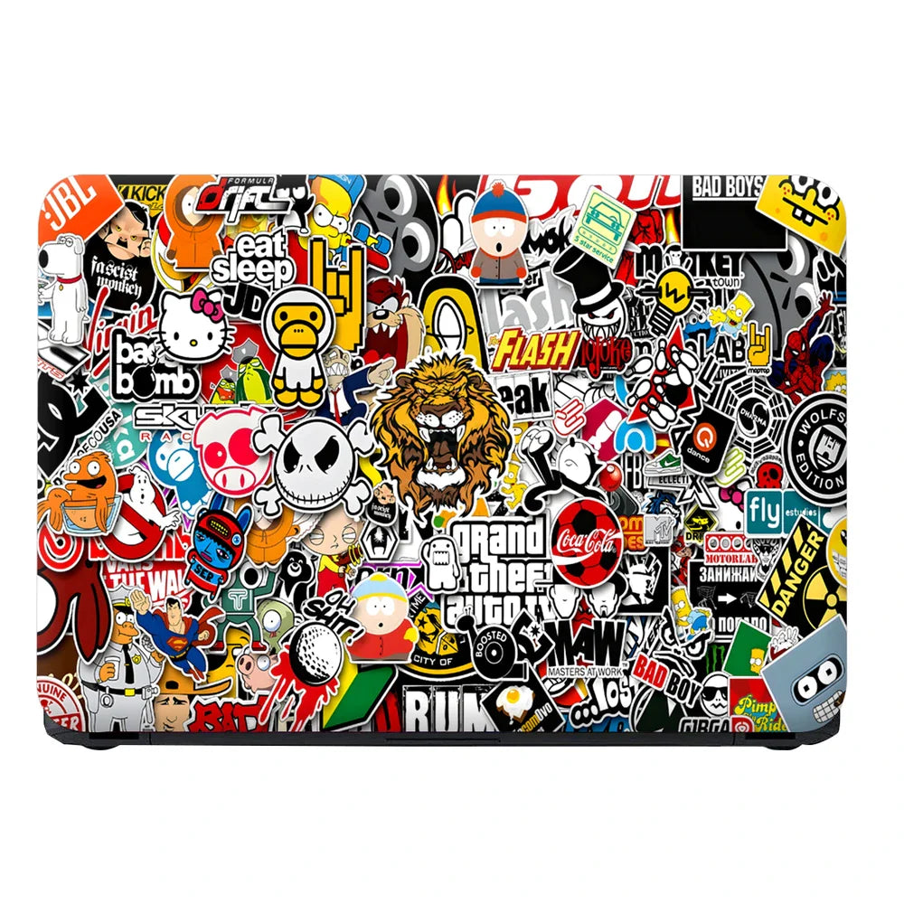 Universal Laptop Skin - Sticker Bomb Tiger