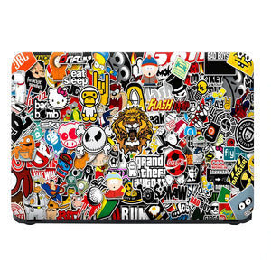 Universal Laptop Skin - Sticker Bomb Tiger