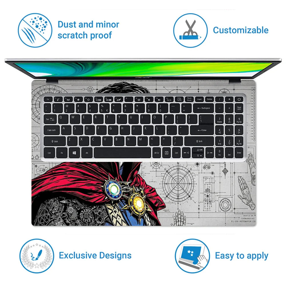 Universal Laptop Skin - Doctor Strange Sketch