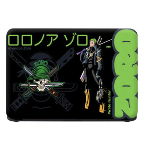 Laptop Skin - Bold Anime Pirate Hunter Green Vibes
