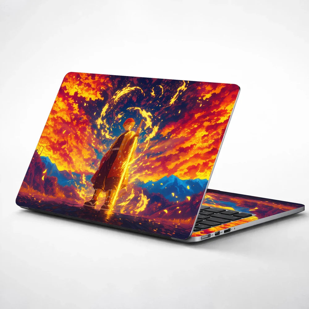 Universal Laptop Skin - Zenitsu in Sunset