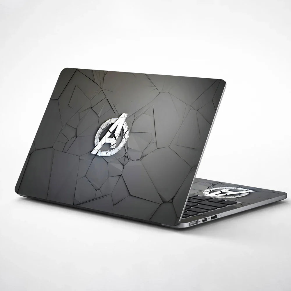 Universal Laptop Skin - Avengers on Grey Stone