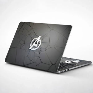 Universal Laptop Skin - Avengers on Grey Stone