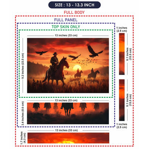 Universal Laptop Skin - Red Dead Redemption Evening Background