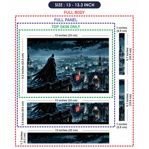 Laptop Skin - Moody Comic Batman Gotham City Night