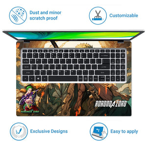 Universal Laptop Skin - Roronoa Zoro Samurai Epic Art