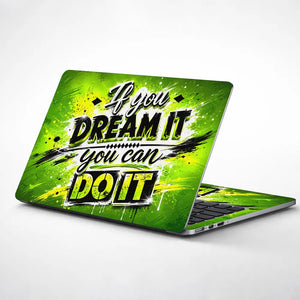 Dream It Do It Splash Laptop Skin - View 1