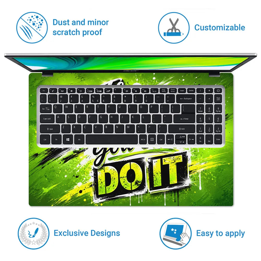 Dream It Do It Splash Laptop Skin - View 5