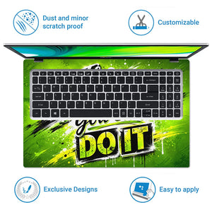 Dream It Do It Splash Laptop Skin - View 5