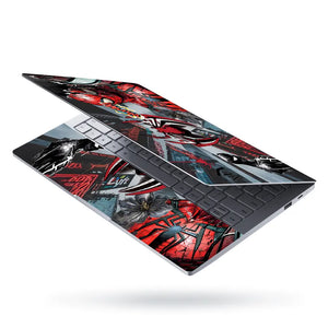 Dynamic Spider-man Comic Art Laptop Skin - View 3
