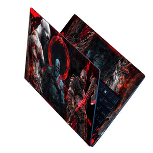 Epic Gaming Warrior Red Fury Laptop Skin - View 2