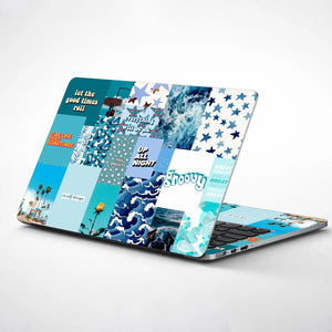 Everything Will Be Ok Collage Laptop Skin - View 1
