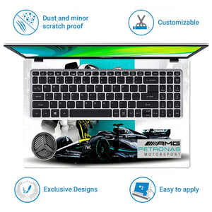 F1 AMG Race Car Laptop Skin - View 5