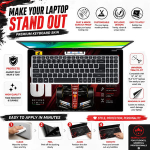 F1 Ferrari SF25 Top View Laptop Skin - View 5