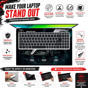 F1 Mercedes W16 Stats Podium Laptop Skin - View 5
