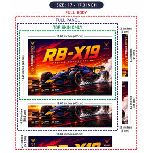 F1 RBX19 Racing Prototype Sunset Laptop Skin - View 9