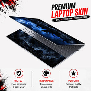 Fantasy Warriors Moonlit Battlefield Laptop Skin - View 3