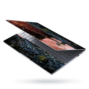 Fantasy Weapon On Rustic Background Laptop Skin - View 3