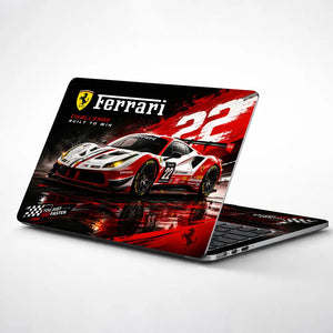Ferrari 488 Challenge Built To Laptop Skin - View 1
