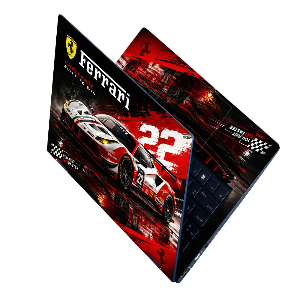 Ferrari 488 Challenge Built To Laptop Skin - View 2