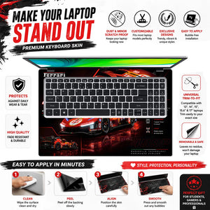 Ferrari 499P Le Mans Racer Laptop Skin - View 5