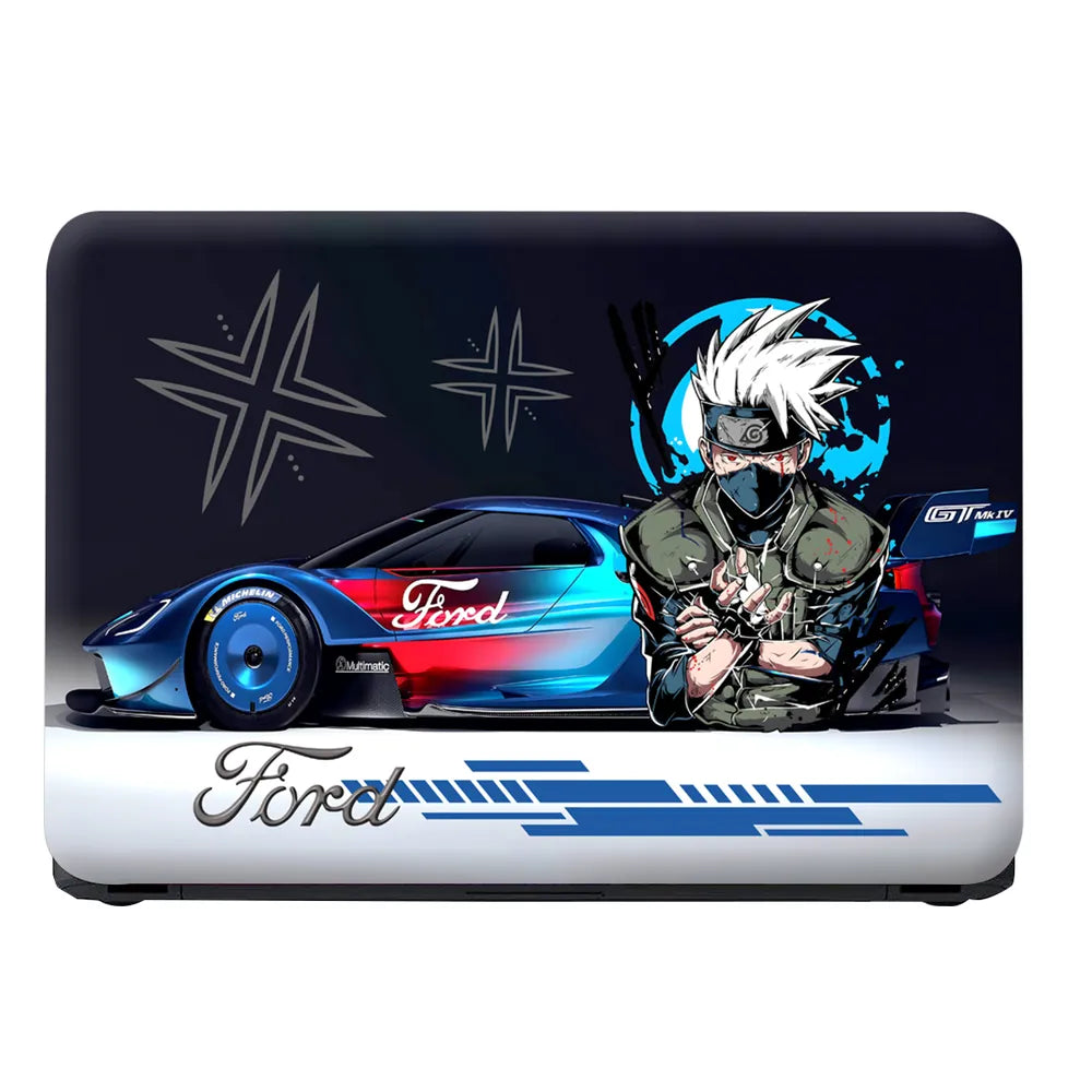 Ford GT Kakashi Anime Racing Laptop Skin - View 4
