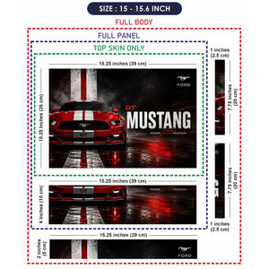 Ford Mustang GT Power Style Laptop Skin - View 8