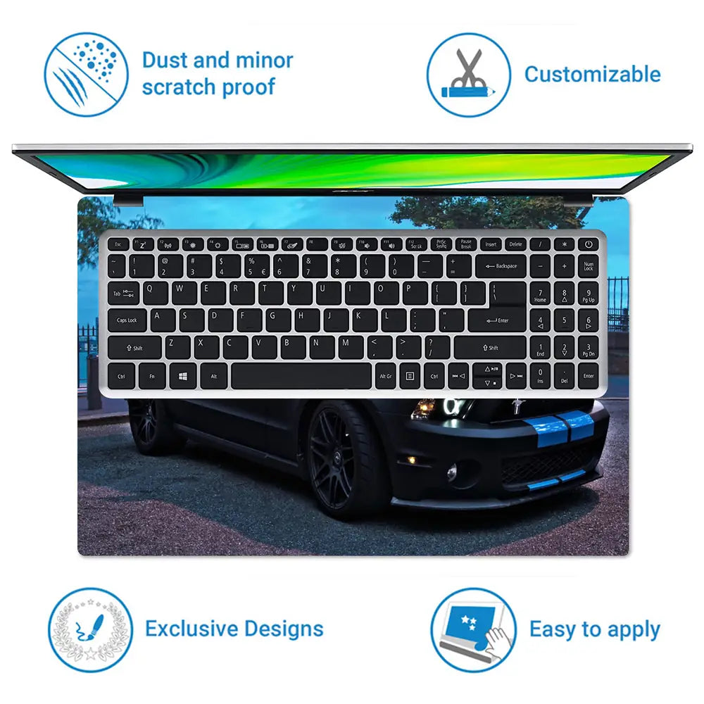 ford mustang Laptop Skin - View 5