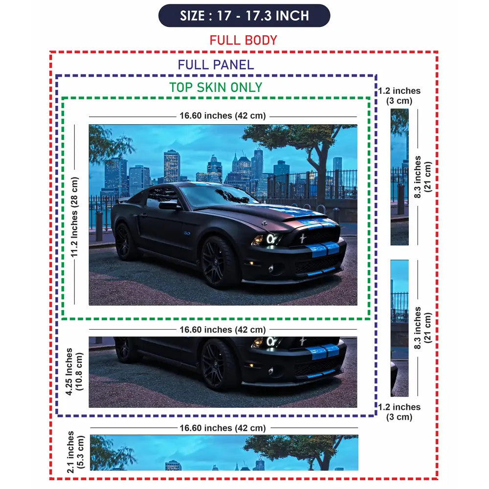 ford mustang Laptop Skin - View 9
