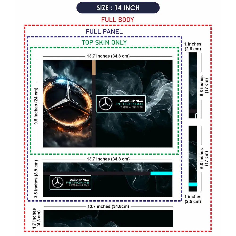 Formula One FO16 Laptop Skin - View 7