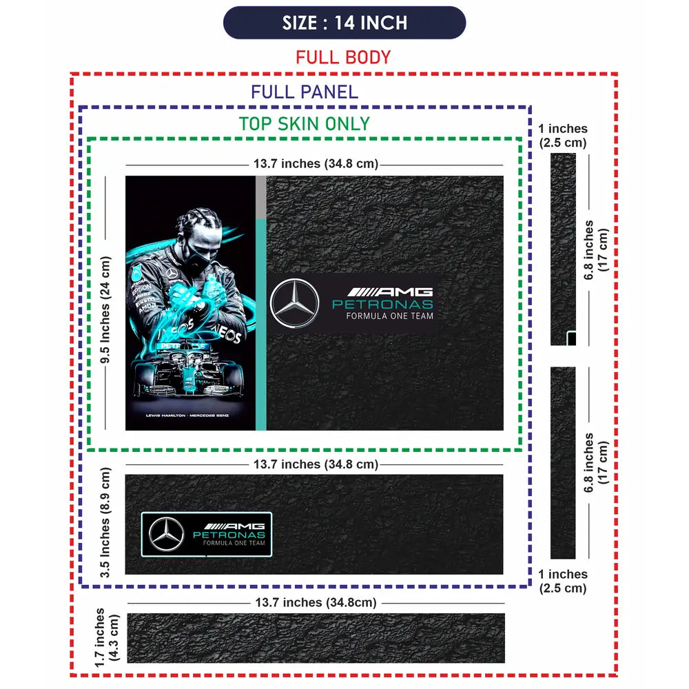 Formula One FO19 Laptop Skin - View 7
