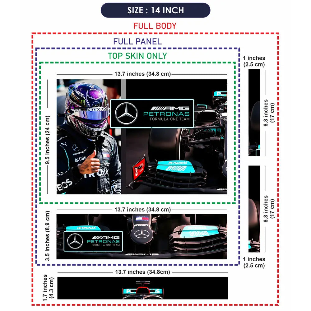 Formula One FO20 Laptop Skin - View 7