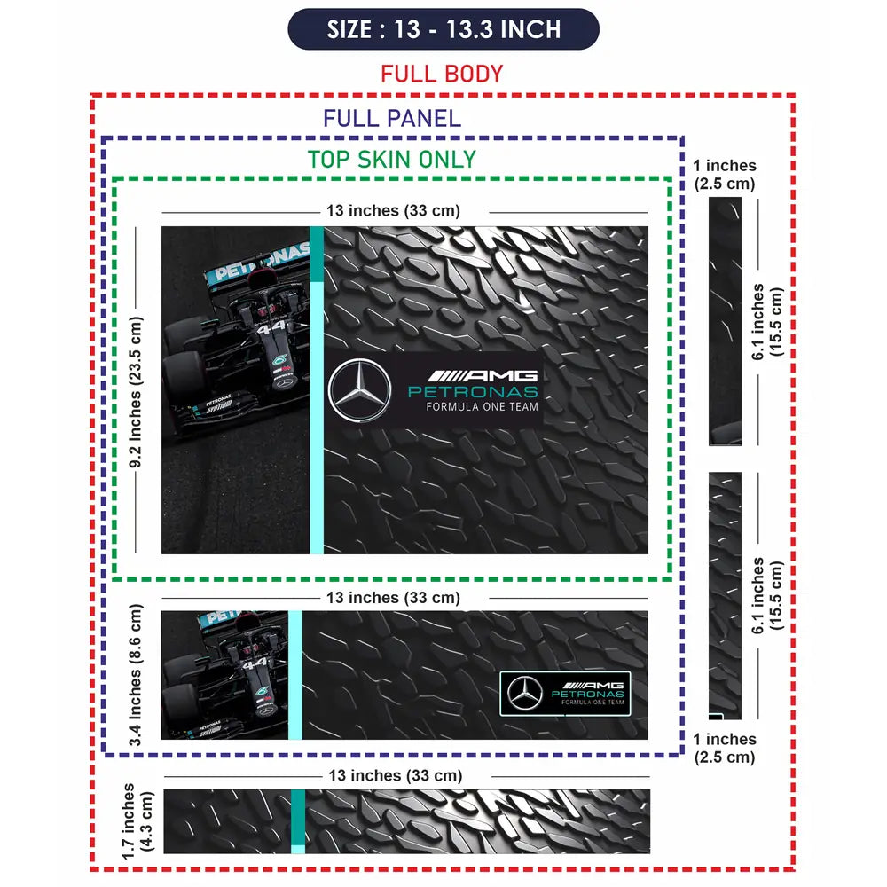 Formula One FO3 Laptop Skin - View 6