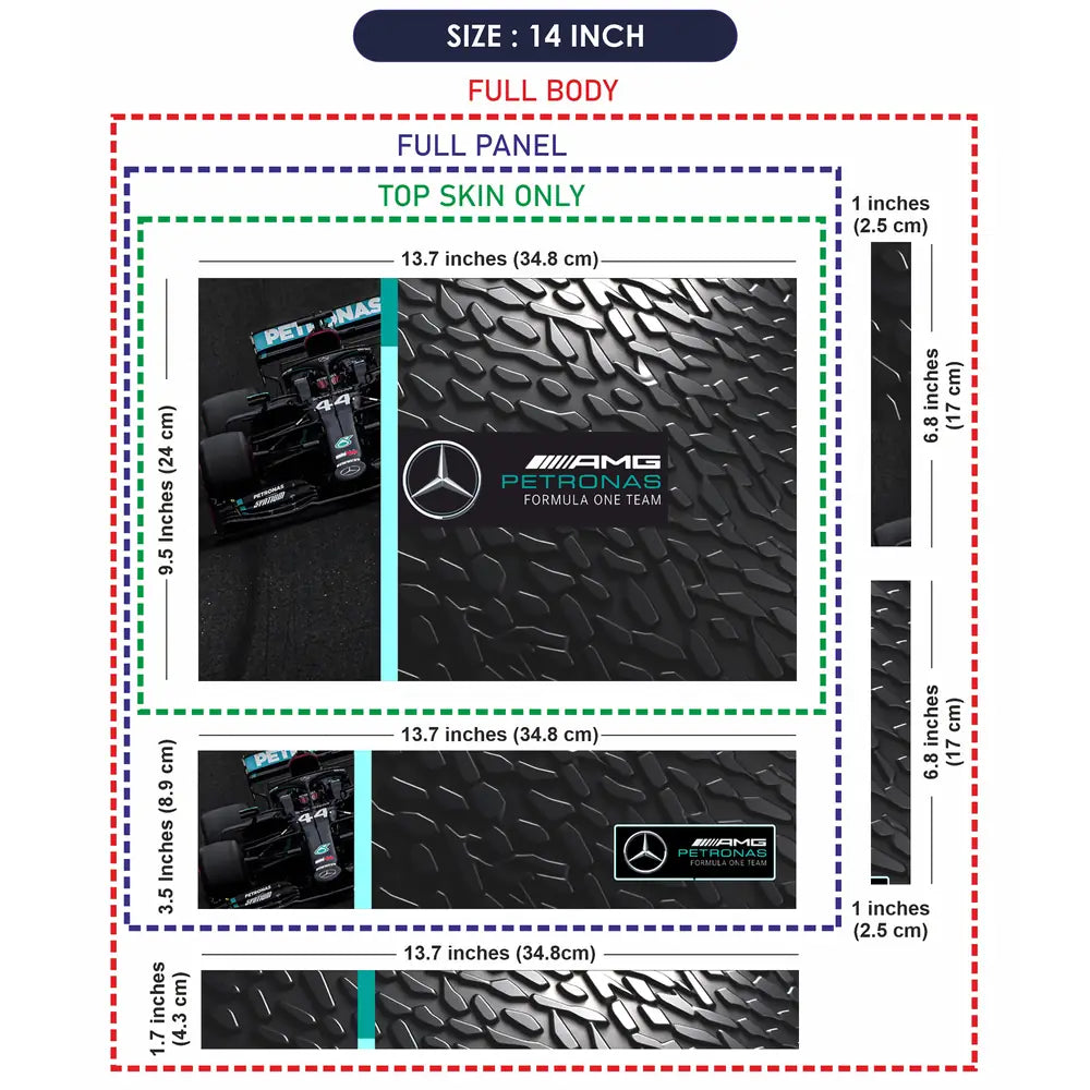 Formula One FO3 Laptop Skin - View 7