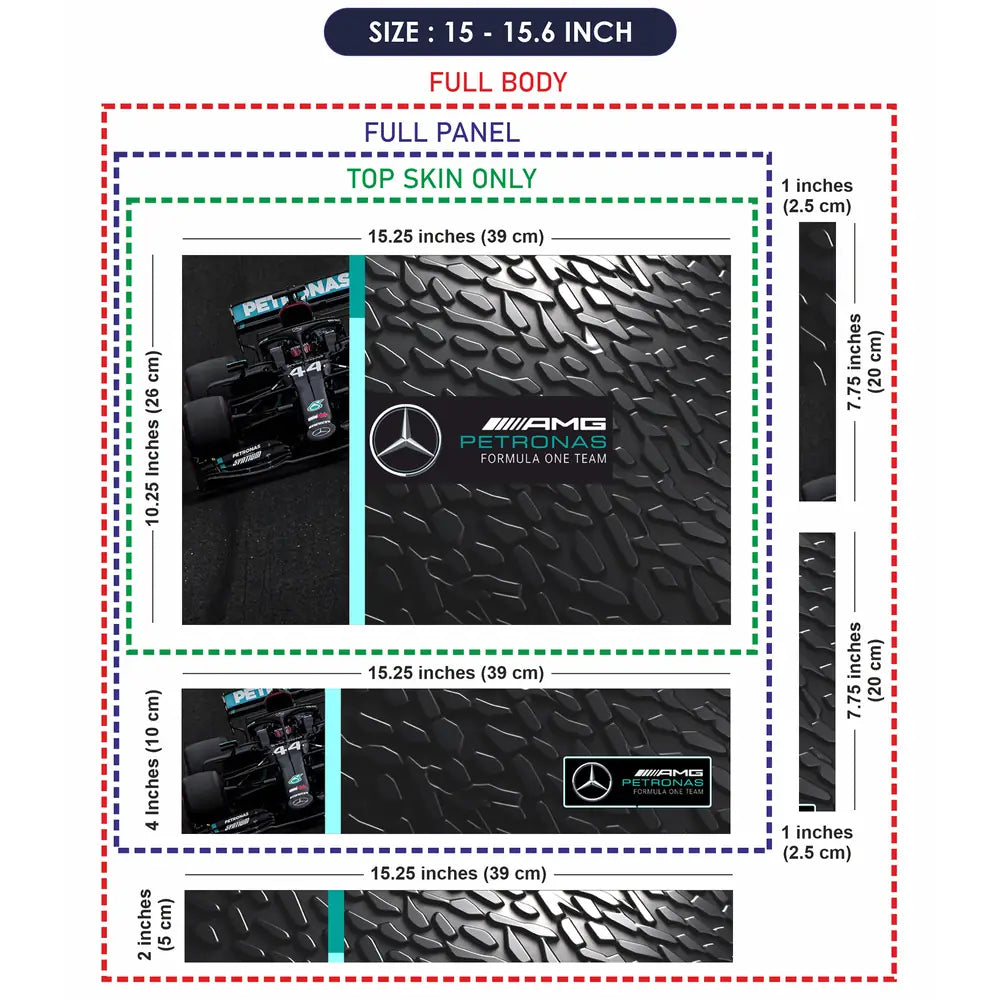Formula One FO3 Laptop Skin - View 8