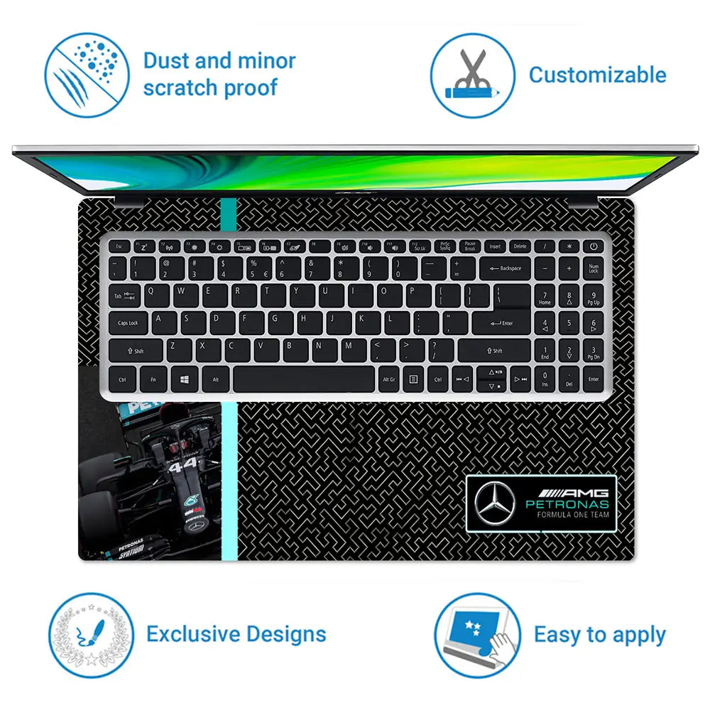 Formula One FO4 Laptop Skin - View 5