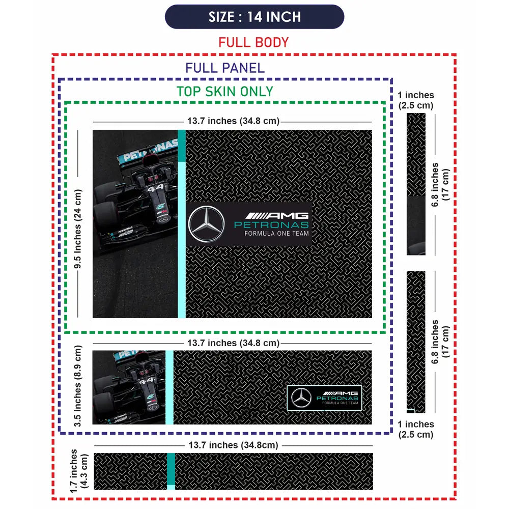 Formula One FO4 Laptop Skin - View 7